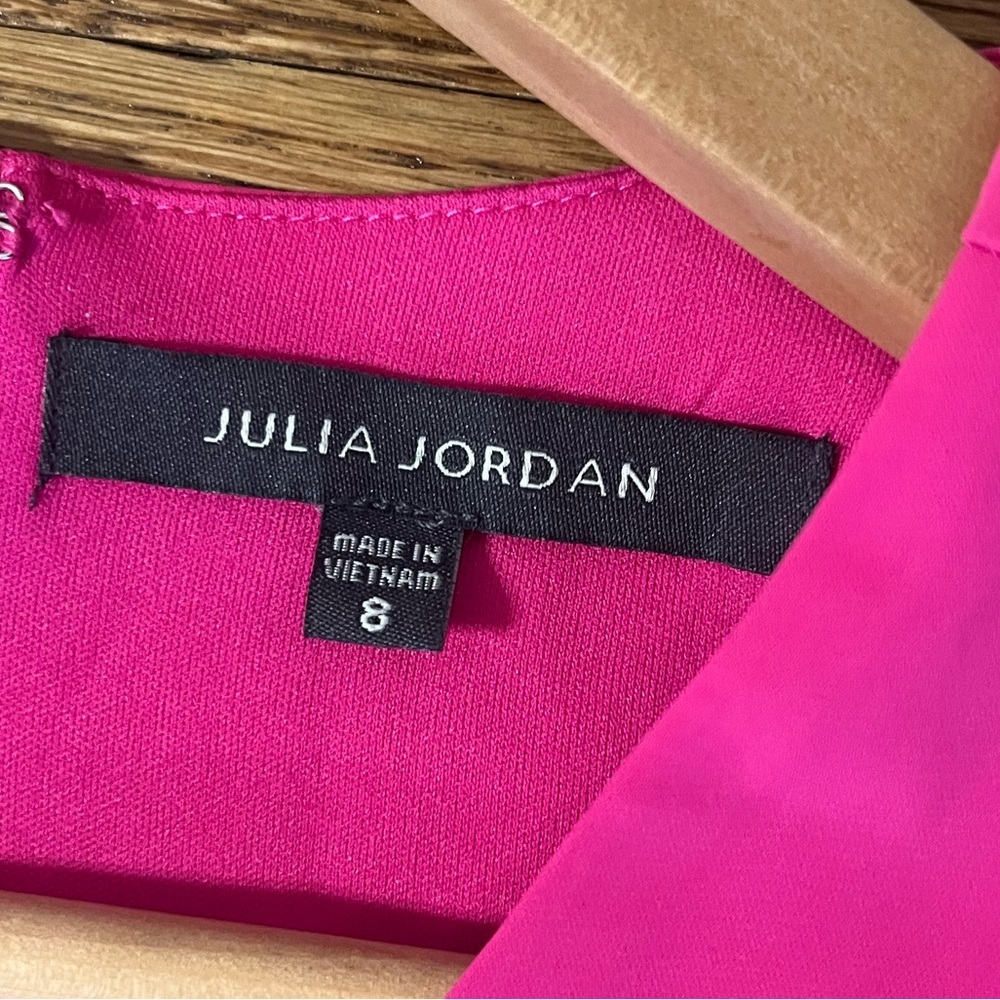 Julia Jordan Pink Jumpsuit with Flowing Palazzo Pants - Picture 4 of 12